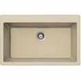 thumbnail image 1 of Houzer Cassiano Italian 33 inch Mocha Granite Composite Topmount Single Bowl Kitchen Sink, V-100 SAND, 1 of 8