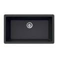 thumbnail image 1 of Houzer Cassiano Italian 33 inch Midnite Granite Composite Undermount Single Bowl Kitchen Sink - V-100U MIDNITE, 1 of 11