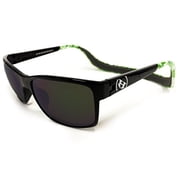 Hoven Monix Adult Polarized Sunglasses, Black-Greenturtle Gloss - Grey/Grey