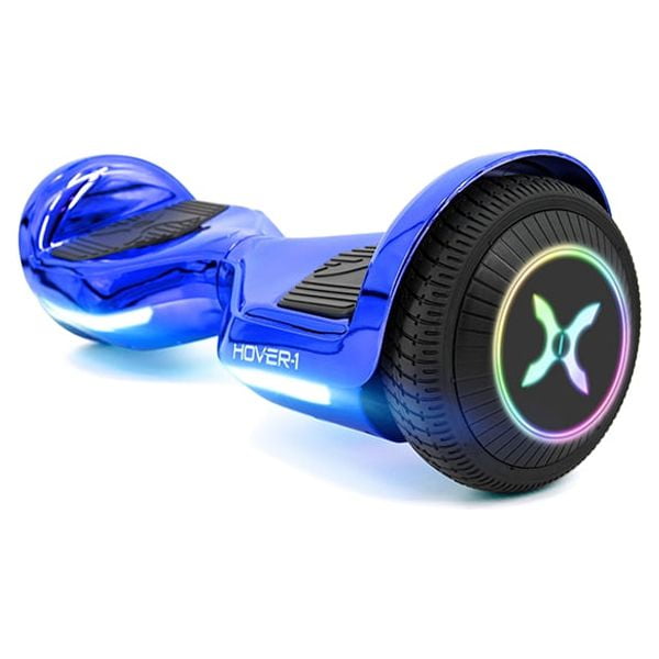 Hover-1 All-Star Hoverboard for Children, 6.5 in LED Wheels, 220 lb Max Weight, Blue