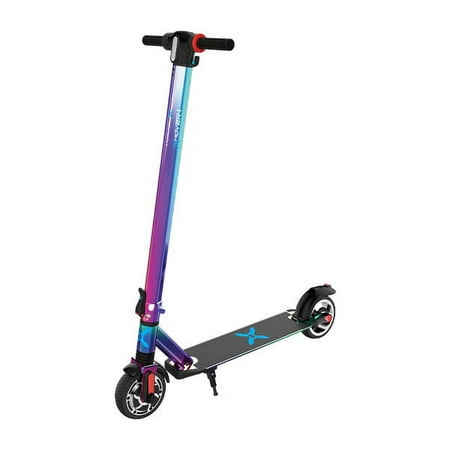 Hover-1 - Kids Aviator Electric Folding Scooter w/6 mi Max Operating Range & 14.9 mph Max Speed - Iridescent