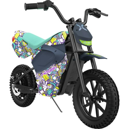 Hover-1 - Trak Electric Dirt Bike for Kids, Silent-chainless motor, Lithium-ion Battery, 9 mi Range, 9 mph Max Speed - Black