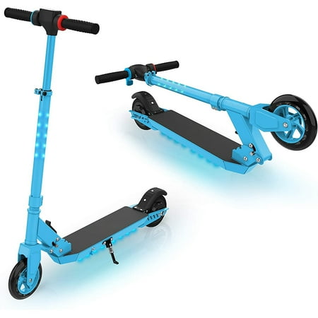 Hover-1 - Kids Flare Foldable Electric Scooter w/3 mi Max Operating Range & 8 mph Max Speed - Blue