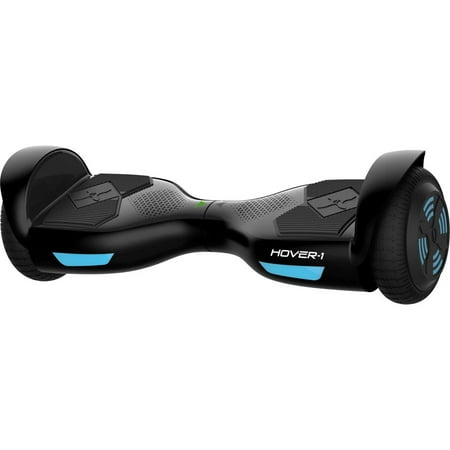 Hover-1 Helix Hoverboard for Teens, 6.5 in Wheels, LED Lights & Bluetooth Speaker, 160 lbs Max Weight, Black