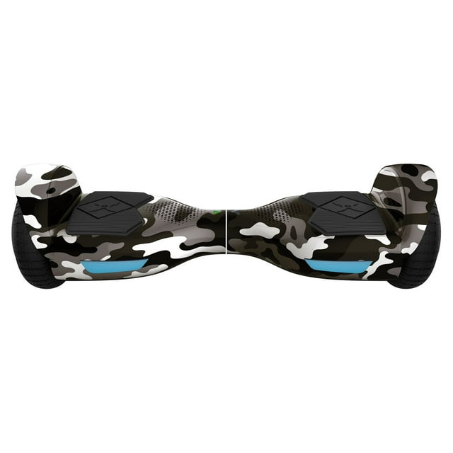 Hover-1 Helix UL Certified Electric Hoverboard with 6.5 In. LED Wheels, LED Sensor Lights, Bluetooth Speaker, Lithium-ion 10 Cell battery, Ages 8+, 160 Lbs Max Weight, Camouflage