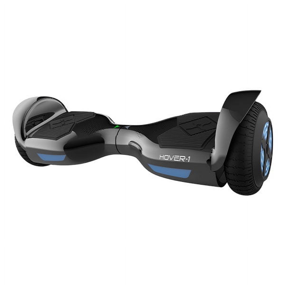 Hover-1 Helix UL Certified Electric Hoverboard, 6.5in LED Wheels, Bluetooth Speaker, Gunmetal Gray - image 1 of 8