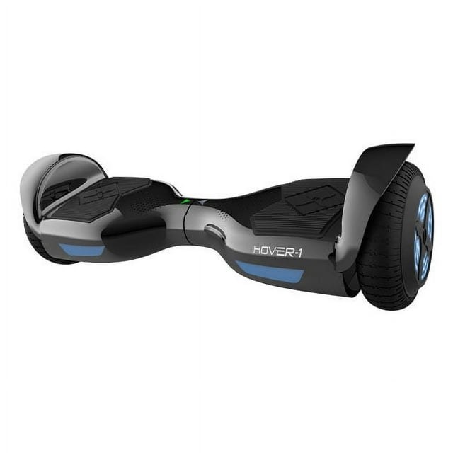 Hover-1 Helix UL Certified Electric Hoverboard, 6.5in LED Wheels, Bluetooth Speaker, Gunmetal Gray