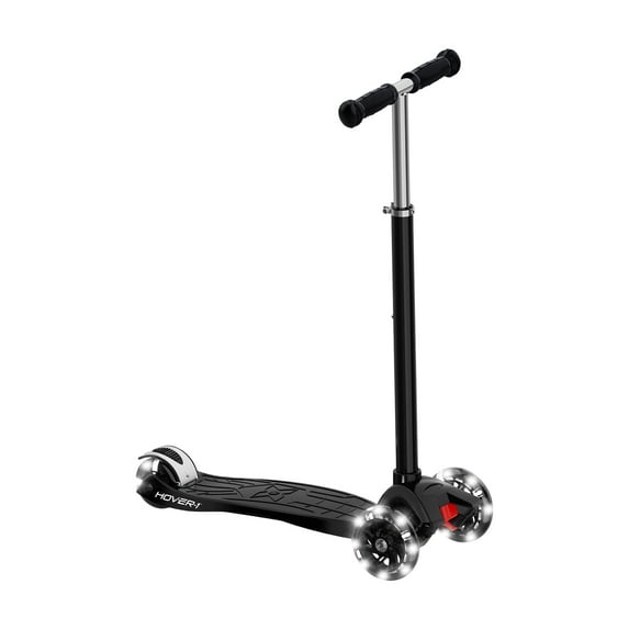 Hover-1 Sunbeam Kick Scooter with Multicolor Wheel Lights, 4.5” Front Wheels, Rear Foot Brake, and 110 Pound Weight Capacity