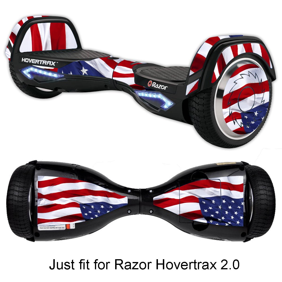 Hover Board Skin for Self Balancing Sticker Decals Electric Scooter Smart Balancing Scooters Vinyl Cover Stars Strips Comatible with Razor Hovertrax 2.0 Walmart
