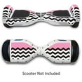 thumbnail image 1 of Hover Board Skin for Self-Balancing Sticker Decals Electric Scooter Smart Balancing Scooters Vinyl Cover-Pink Chevron, 1 of 6
