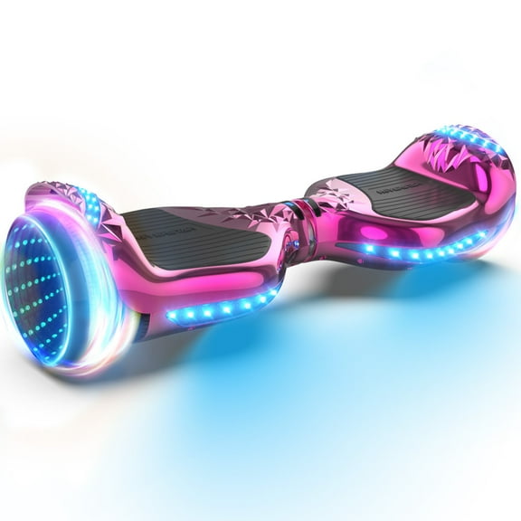 All Terrain Hoverboard with Bluetooth Speakers and LED Lights, Tcdjtc Self Balancing Scooter