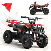 HOVER HEART Electric Dirt Quad, 36V 500W 4-Wheeler, Dual Suspensions, Age 13+