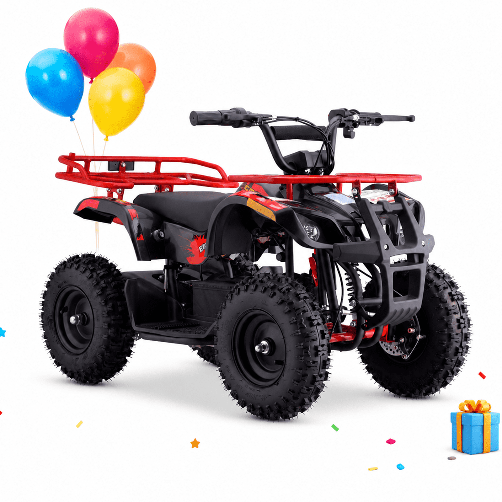 HOVER HEART Electric Dirt Quad, 36V 500W 4-Wheeler, Dual Suspensions, Age 13+