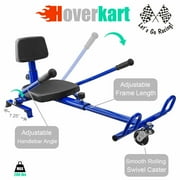 Hover Kart Go Kart Adjustable Attachment for 6.5 Hoverboard, Blue