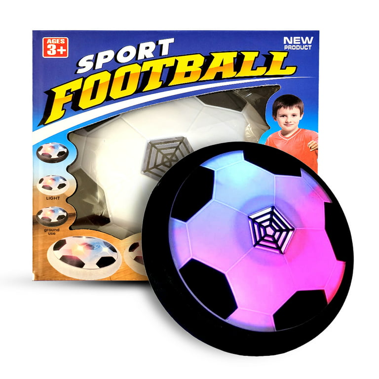 Hover Soccer Ball Kids Toys - Battery Operated Fun Air Floating Soccer Ball  with Colorful Led Light - Indoor Outdoor Hover Ball Game for Age 3 4 5 6 7