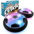 thumbnail image 1 of 2 Pack Hover Soccer Ball Toys for Kids, Indoor Outdoor Creative Soccer Toys with Foam Bumper and LED Light, Gifts for 3-12 Year Old Boys Girls, 1 of 6