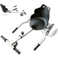 thumbnail image 1 of HoverFUN Hover Kart Go Kart Adjustable Seat Attachment for 6.5" Hover-Board Buggy - White, 1 of 7