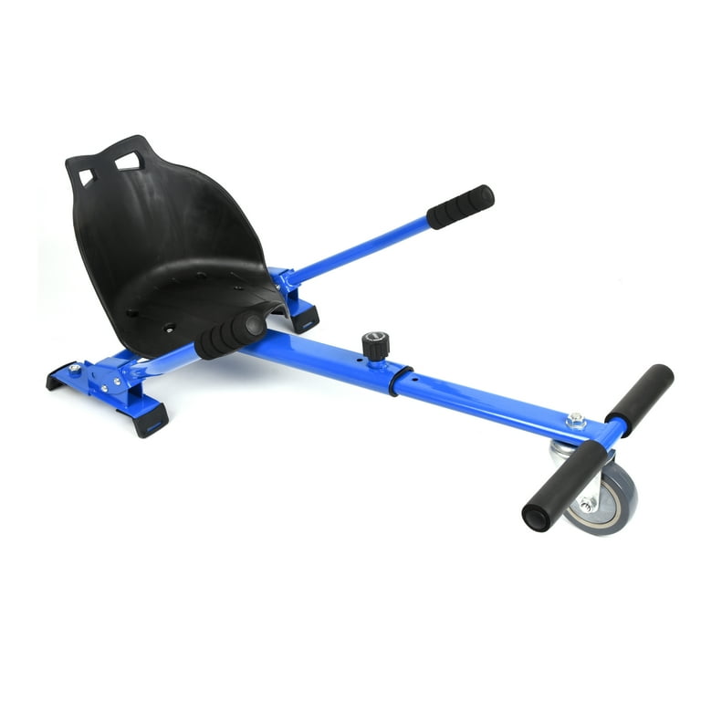HoverTech 1 All In One Hover Cart Attachment For Hoverboard Transform your Hoverboard into a Go Kart with Hovercart Blue Walmart