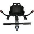 thumbnail image 1 of HoverTech 1 Go Cart Adjustable Seat Attachment for 6.5" Hover-Board Buggy - Black, 1 of 9