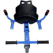 HoverTech 1 Go Cart Adjustable Seat Attachment for 6.5 Hover-Board Buggy - Blue
