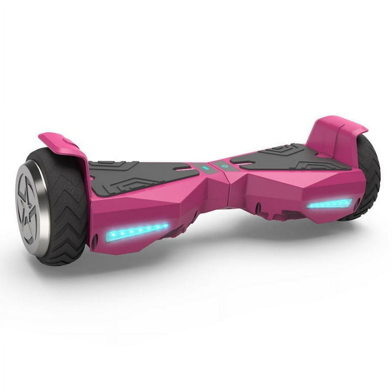 Hoverboard 6.5 UL 2272 Listed Two Wheel Self Balancing Electric Scooter with LED Light Pink Walmart