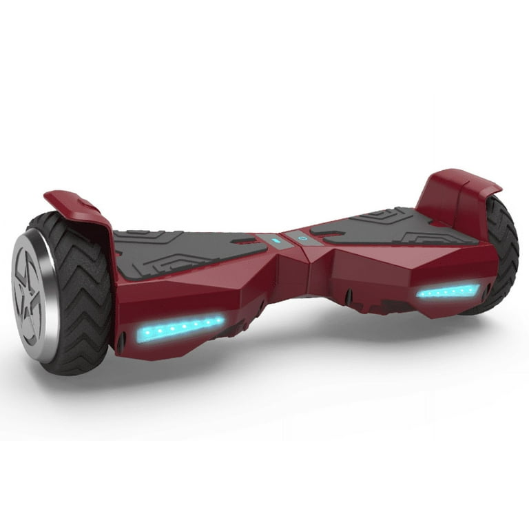 Hoverboard 6.5 UL 2272 Listed Two Wheel Self Balancing Electric Scooter with LED Light Red