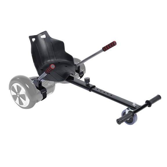 Hoverboard Kart Attachment with Adjustable Length and Soft Foam Handlebars, for Kids and Adults, Fits 6.5-10 Inch Hoverboards