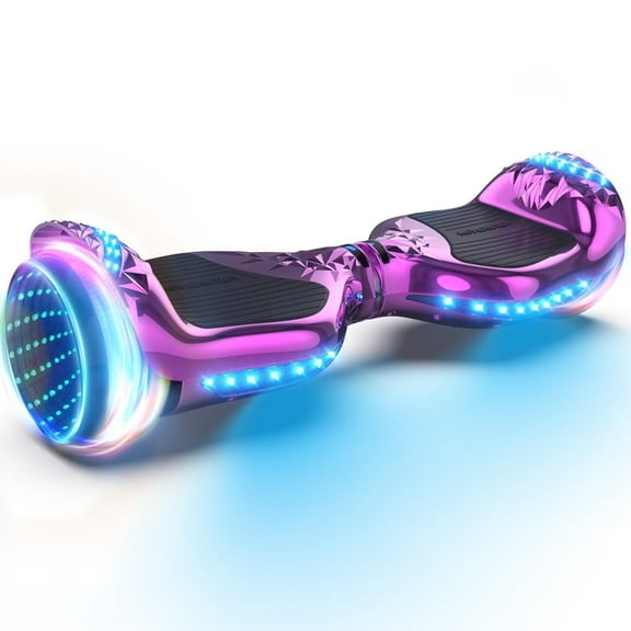 Hoverboard for Kids with 9 mph Max Speed, Tcdjtc Electric Scooters with LED Lights & Bluetooth Speakers, All Terrain Hoverboard for Adults, Off Road Hoverboard with UL2272 Certified