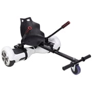 Hoverboard Seat Attachment Go-Kart,Fits 6.5" 8"10" Hoverboards,Sturdy Adjustable Off-Road Frame,Hover Cart for Family Fun,not include Hoverboard,Black