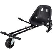 Hoverboard Seat Attachment Go-Kart In Sturdy Dual Pole Design With Adjustable Off-Road Frame For Family Fun
