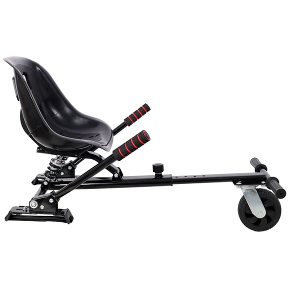 Hoverboard Seat Attachment Go-Kart With Dual Shock Absorber Adjustable Off-Road Frame For Enhanced Family Fun