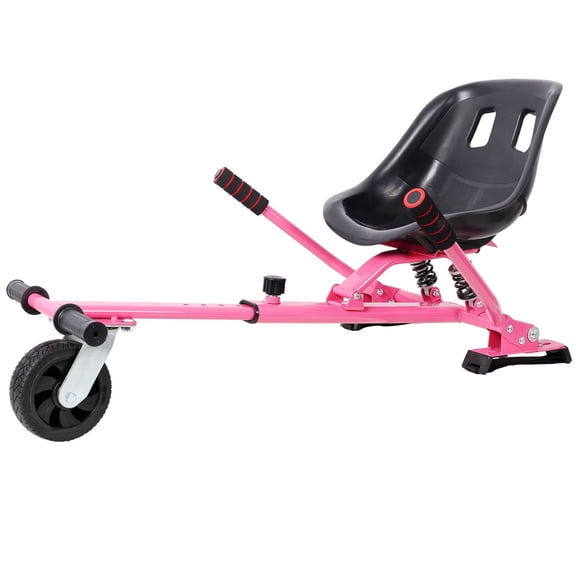 Hoverboard Seat Attachment Go-Kart With Dual Shock Absorber Adjustable Off-Road Frame For Enhanced Family Fun
