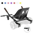 thumbnail image 1 of Hoverboard Seat Attachment Straps Not Required,Kids Hover Board Accessory Go Kart 265lbs Capacity, Adjustable Length 26"-34.5",Big&Sturdy Seat,Transform 6.5" 8" 10" Hoverboard Into Go Cart,Black, 1 of 10