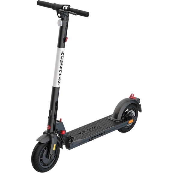 Hoverfly GXL MAX Foldable Electric Scooter for Adults,15.5 mph, 10" Solid Tire,Black