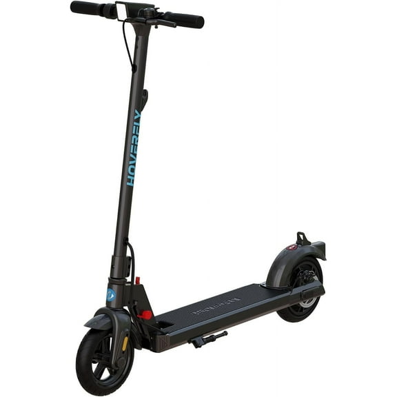 Hoverfly X1 Electric Scooter for Adults, 250W Motor, 15.5 mph, 10 mile Range, 8.5" Anti-Flat Tires, Foldable, Lightweight, with LED Display,Black
