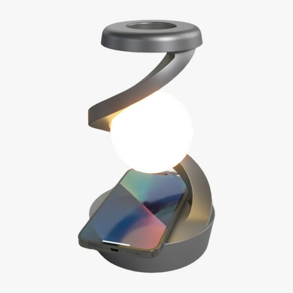 Hovering Sphere Desk Light Automatic On/Off Color Cycling Manner Smooth ABS Building Exemplary For Sitting Room Office