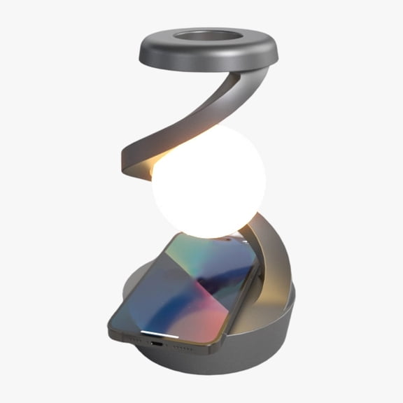 Hovering Sphere Desk Light Automatic On/Off Color Cycling Manner Smooth ABS Building Exemplary For Sitting Room