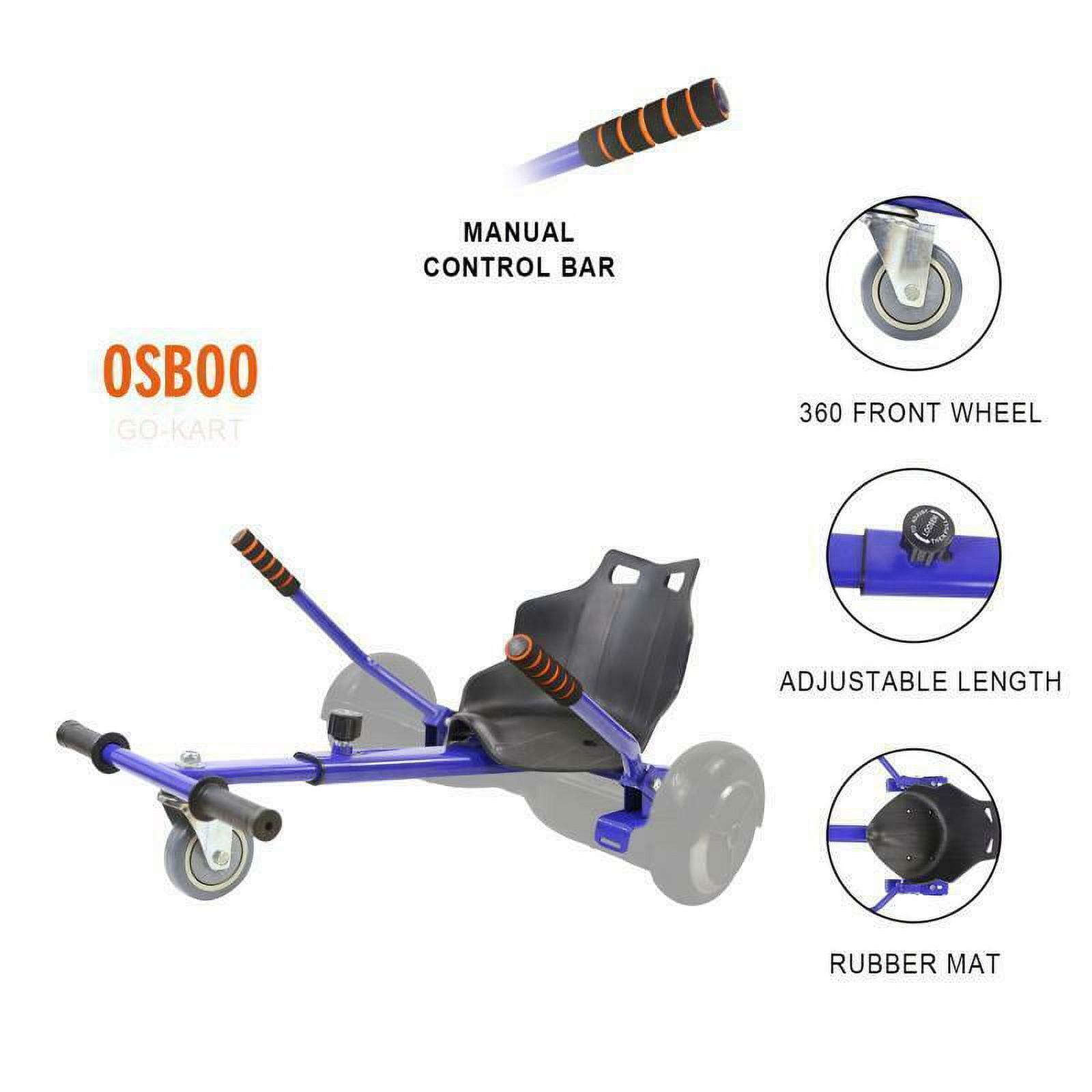 Hoverkart Electric Gokart Conversion Kit Adjustable Hoverboard Go Cart