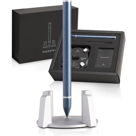 Hoverpen - Luxury Pen for Men & Women, Vertically Standing Executive Ballpoint Pen with Grade -Flowing Ink Refill, Made, Gifts, Luxury Pen for Men, Mens Gifts Ideas