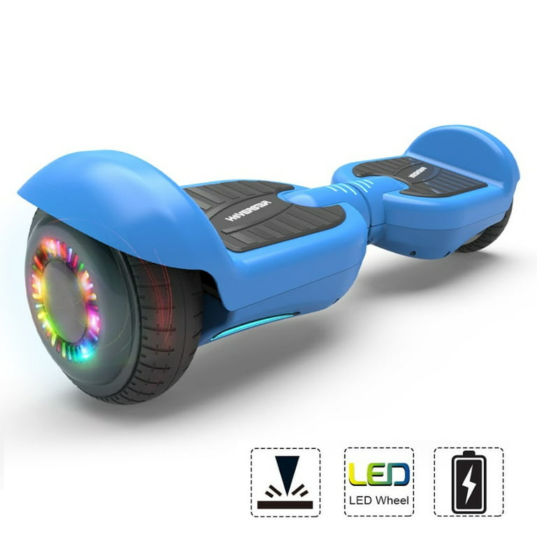 Bøje risiko indkomst Hoverstar Hoverboard 6.5 In., Listed Two-Wheel Self Balancing Electric  Scooter with LED Light, Blue - Walmart.com