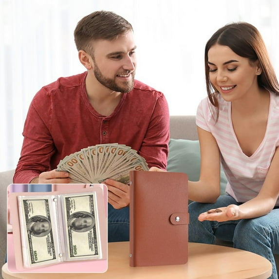 Hovilon 100 Envelope Challenge Binder | Easy and Fun Way to Save $10,000 - Savings Challenges Binder,Budget Binder with Cash Envelopes for Budgeting Planner & Saving Money