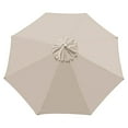 thumbnail image 1 of Hovilon 106In Patio Umbrella Replacement Canopy Only Outdoor Table Market Yard Umbrella Replacement Cover，Suitable forTop Cover with 6 Ribs, 1 of 4