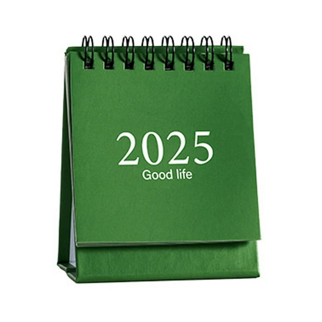 Hovilon Under 2$ Desk Calendar 2024-2025，Academic Year Desk Calendar，Mini Calendar 2024 Monthly Desktop Calendar, 18 Month Calendar, Use July 2024 - Dec 2025 for Schools Offices，Green