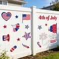 thumbnail image 1 of Hovilon 4th of July Window Stickers, Electrostatic USA Themed Window Clings, Removable Double Sided PVC Glass Decal for Independence Day Memorial Day Party Home Decor, 35x25cm, 1 of 6