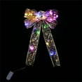thumbnail image 1 of Hovilon Christmas Tree Bow，LED Ribbon Bows，Christmas Tree Ornaments Tree Topper Christmas Decoration for Home Christmas Tree Wreaths Decoration, 1 of 2