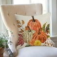 thumbnail image 1 of Hovilon Clearance Fall Throw Pillow Covers,Fall Pillow Covers Burnt Orange Pumpkin Themed Thanksgiving Print Decorative Throw Pillows Outdoor PillowCase Linen Cushion Decor For Sofa Bed, 1 of 6