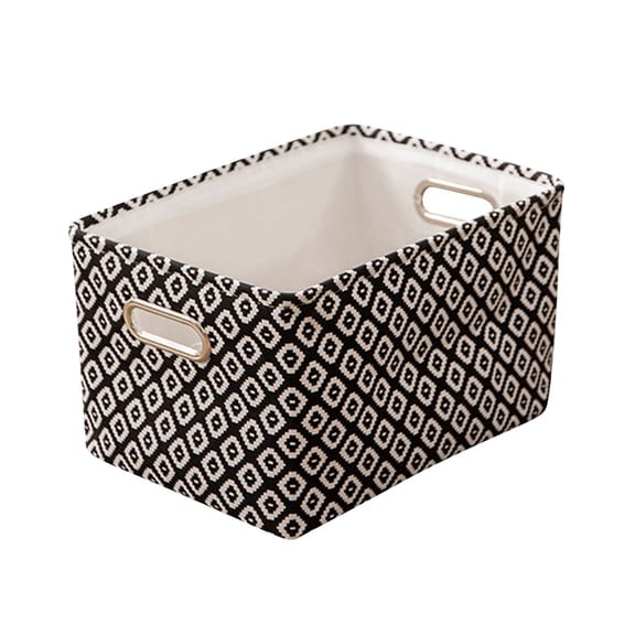 Hovilon Collapsible Storage Bins Foldable Fabric Storage Basket Organizer Boxes Containers with Handles Metal Handles for Nursery Toys,Kids Room,Clothes,Towels,Magazine