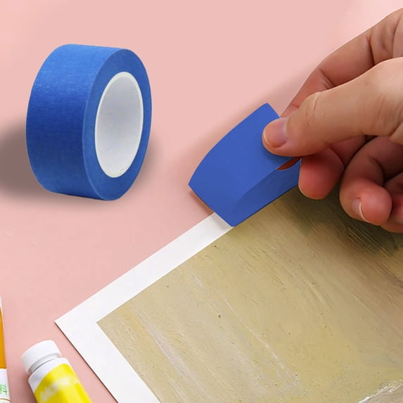 Hovilon Colored Masking Tape 0.4 Inch x 14 Yards - Writeable Painters Tape for Arts Crafts DIY Decor, Strong Adhesive Labeling Roll Black, Can be Used to Correct Masking and Artistic Decoration