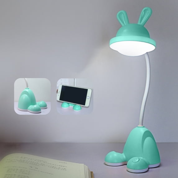 Hovilon Desk Lamp,Battery Operated Desk Light,Eye-Caring Reading Light with Pen Holder, Dimmable Gooseneck Touch Control Table Lamp for College Dorm Room,Bedroom Reading