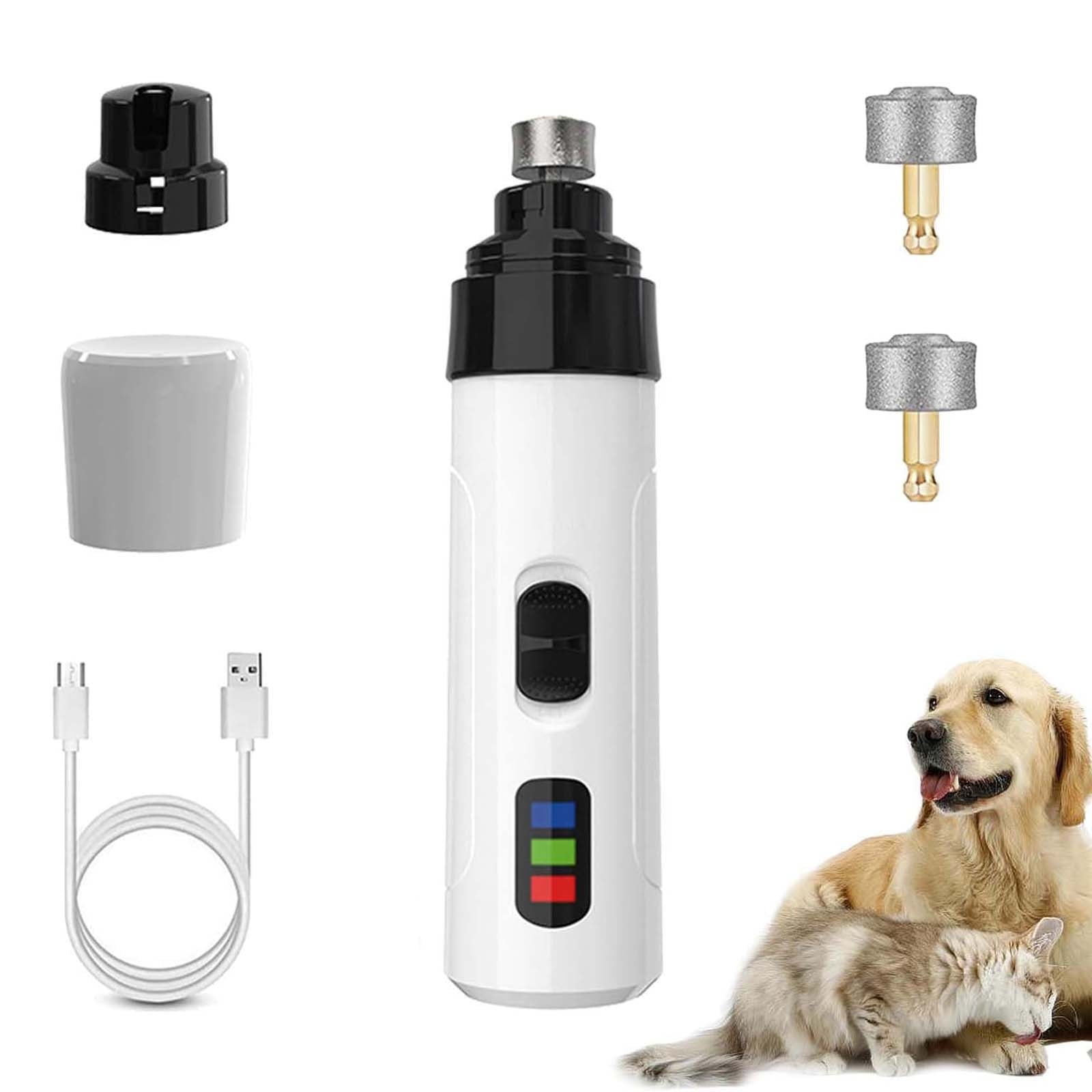 Doggykings 3 In 1 Electric Dog Trimmer, Doggy Kings Trimmer, Low Noise Rechargeable Waterproof With Led Light, Pet Shaver For Paws Eyes Ears Face Rump (F5White